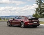 2021 Porsche Panamera Turbo S (Color: Cherry Metallic) Rear Three-Quarter Wallpapers 150x120