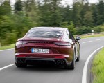 2021 Porsche Panamera Turbo S (Color: Cherry Metallic) Rear Wallpapers 150x120