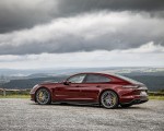 2021 Porsche Panamera Turbo S (Color: Cherry Metallic) Side Wallpapers 150x120