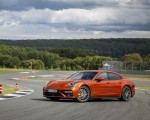 2021 Porsche Panamera Turbo S (Color: Papaya Metallic) Front Three-Quarter Wallpapers 150x120 (75)