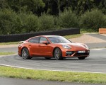 2021 Porsche Panamera Turbo S (Color: Papaya Metallic) Front Three-Quarter Wallpapers  150x120