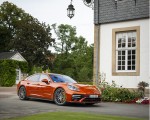 2021 Porsche Panamera Turbo S (Color: Papaya Metallic) Front Three-Quarter Wallpapers 150x120