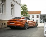 2021 Porsche Panamera Turbo S (Color: Papaya Metallic) Rear Three-Quarter Wallpapers  150x120