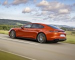 2021 Porsche Panamera Turbo S (Color: Papaya Metallic) Rear Three-Quarter Wallpapers 150x120