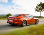 2021 Porsche Panamera Turbo S (Color: Papaya Metallic) Rear Three-Quarter Wallpapers  150x120