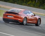 2021 Porsche Panamera Turbo S (Color: Papaya Metallic) Rear Three-Quarter Wallpapers  150x120