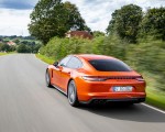 2021 Porsche Panamera Turbo S (Color: Papaya Metallic) Rear Three-Quarter Wallpapers  150x120