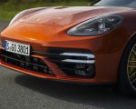 2021 Porsche Panamera Turbo S Sport Turismo (Color: Papaya Metallic) Headlight Wallpapers 150x120