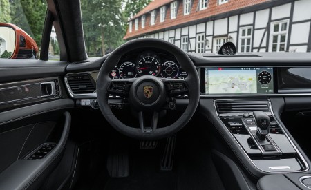 2021 Porsche Panamera Turbo S Sport Turismo (Color: Papaya Metallic) Interior Cockpit Wallpapers 450x275 (61)