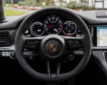2021 Porsche Panamera Turbo S Sport Turismo (Color: Papaya Metallic) Interior Steering Wheel Wallpapers 150x120