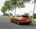 2021 Porsche Panamera Turbo S Sport Turismo (Color: Papaya Metallic) Rear Three-Quarter Wallpapers 150x120