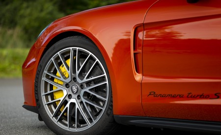 2021 Porsche Panamera Turbo S Sport Turismo (Color: Papaya Metallic) Wheel Wallpapers 450x275 (53)