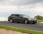 2021 Porsche Panamera Turbo S Sport Turismo (Color: Truffle Brown Metallic) Front Three-Quarter Wallpapers 150x120