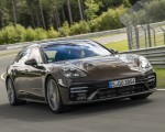 2021 Porsche Panamera Turbo S Sport Turismo (Color: Truffle Brown Metallic) Front Three-Quarter Wallpapers  150x120