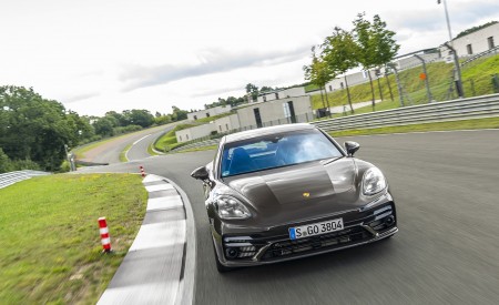 2021 Porsche Panamera Turbo S Sport Turismo (Color: Truffle Brown Metallic) Front Wallpapers 450x275 (70)