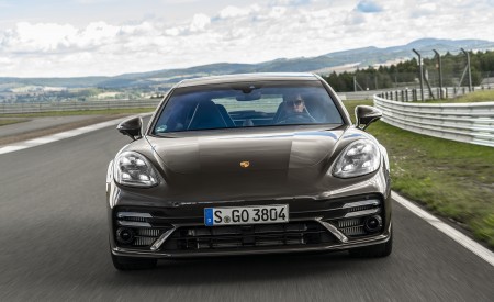 2021 Porsche Panamera Turbo S Sport Turismo (Color: Truffle Brown Metallic) Front Wallpapers 450x275 (66)