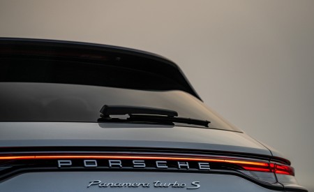 2021 Porsche Panamera Turbo S Sport Turismo (US-Spec; Color: GT Silver Metallic) Detail Wallpapers 450x275 (22)