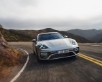 2021 Porsche Panamera Turbo S Sport Turismo (US-Spec; Color: GT Silver Metallic) Front Wallpapers 150x120 (4)