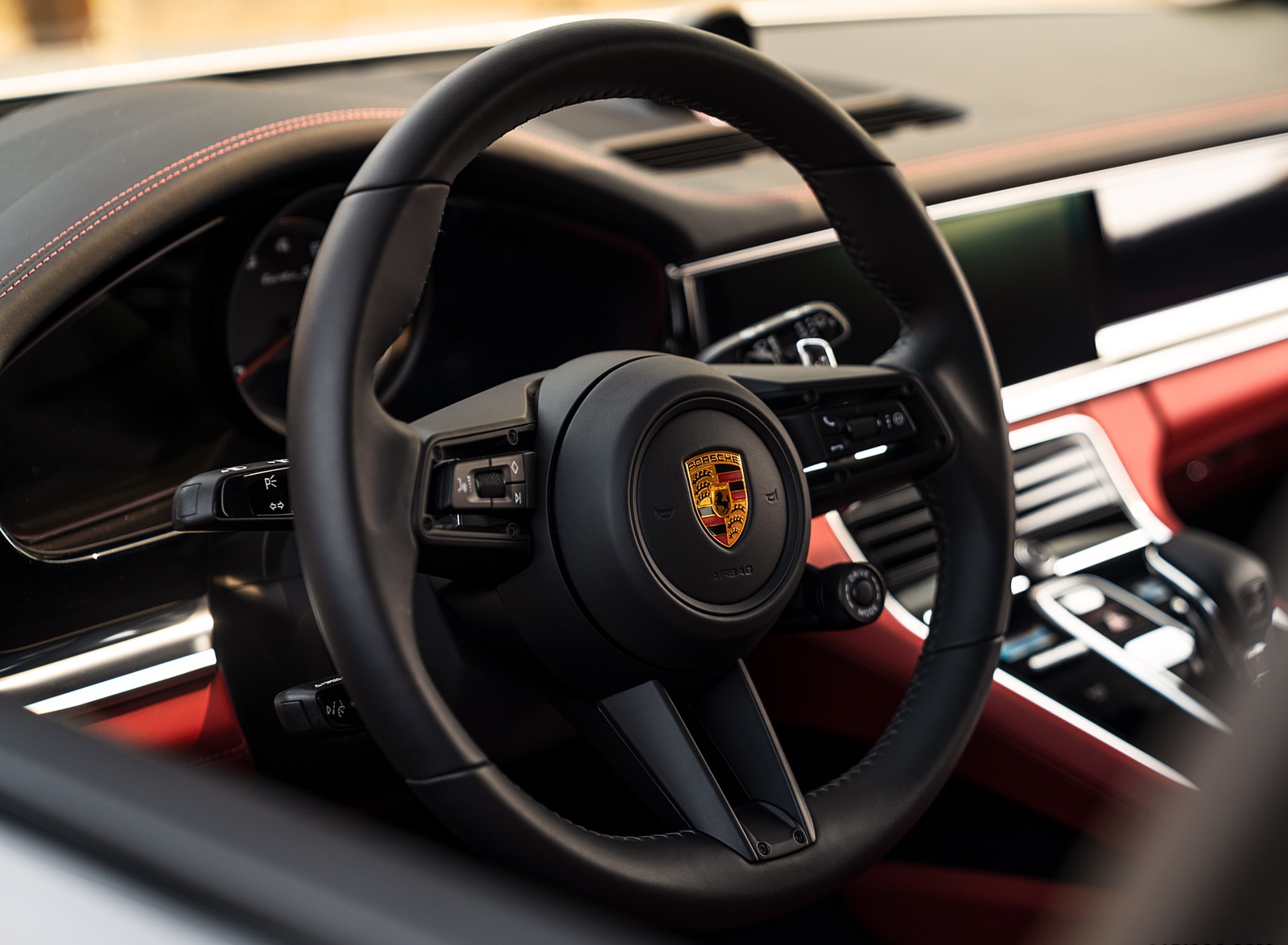 2021 Porsche Panamera Turbo S Sport Turismo (US-Spec; Color: GT Silver Metallic) Interior Steering Wheel Wallpapers #24 of 114