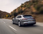 2021 Porsche Panamera Turbo S Sport Turismo (US-Spec; Color: GT Silver Metallic) Rear Wallpapers 150x120