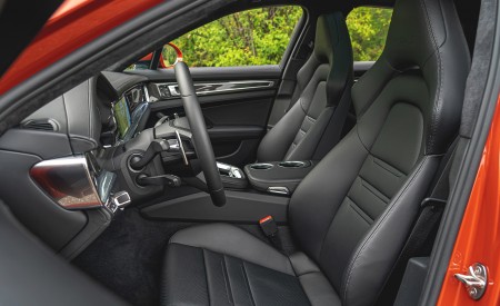 2021 Porsche Panamera Turbo S (US-Spec; Color: Papaya Metallic) Interior Front Seats Wallpapers 450x275 (135)