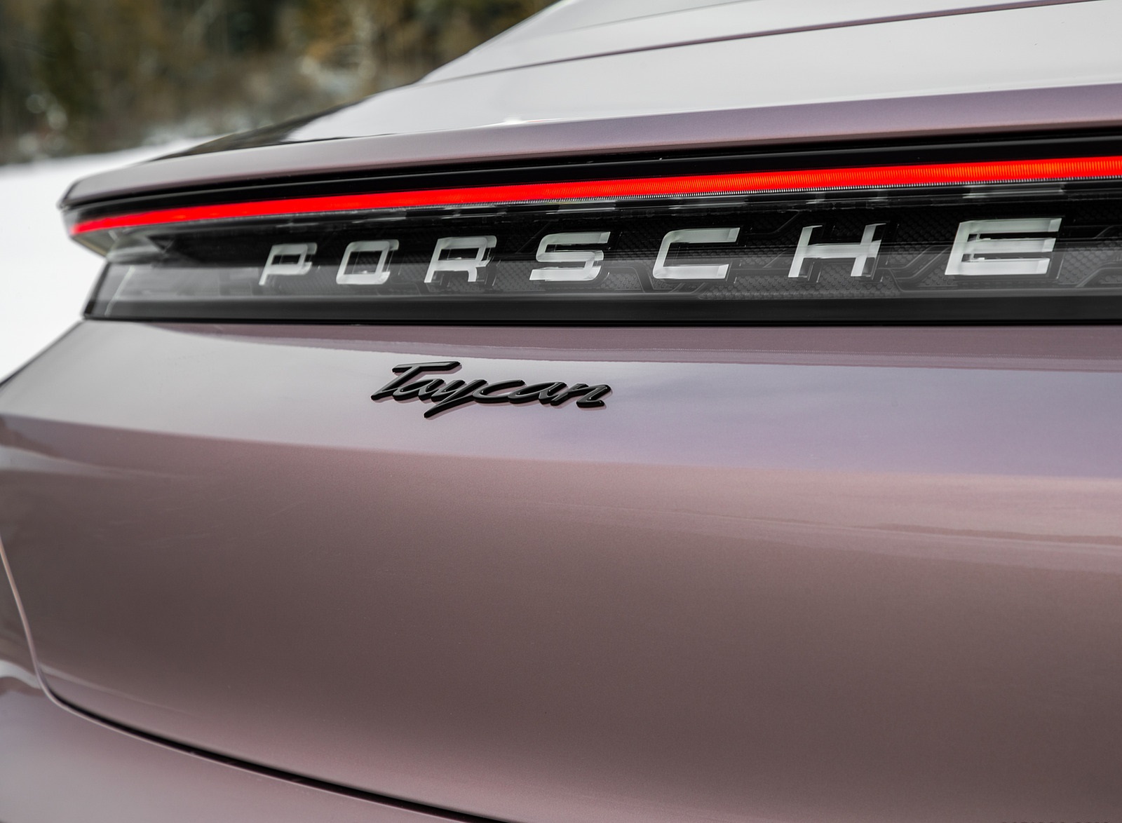 2021 Porsche Taycan (Color: Frozen Berry Metallic) Badge Wallpapers #190 of 218
