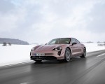 2021 Porsche Taycan (Color: Frozen Berry Metallic) Front Three-Quarter Wallpapers  150x120
