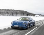 2021 Porsche Taycan (Color: Neptune Blue) Front Three-Quarter Wallpapers 150x120 (14)