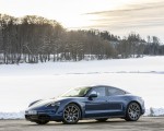 2021 Porsche Taycan (Color: Neptune Blue) Front Three-Quarter Wallpapers 150x120 (33)