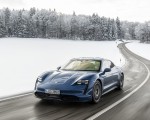 2021 Porsche Taycan (Color: Neptune Blue) Front Three-Quarter Wallpapers 150x120 (17)