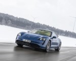 2021 Porsche Taycan (Color: Neptune Blue) Front Wallpapers 150x120