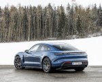 2021 Porsche Taycan (Color: Neptune Blue) Rear Three-Quarter Wallpapers 150x120 (35)