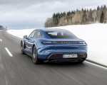 2021 Porsche Taycan (Color: Neptune Blue) Rear Three-Quarter Wallpapers 150x120 (25)