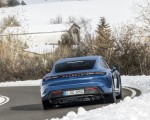 2021 Porsche Taycan (Color: Neptune Blue) Rear Wallpapers 150x120