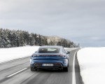 2021 Porsche Taycan (Color: Neptune Blue) Rear Wallpapers 150x120