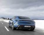 2021 Porsche Taycan (Color: Neptune Blue) Rear Wallpapers 150x120 (28)