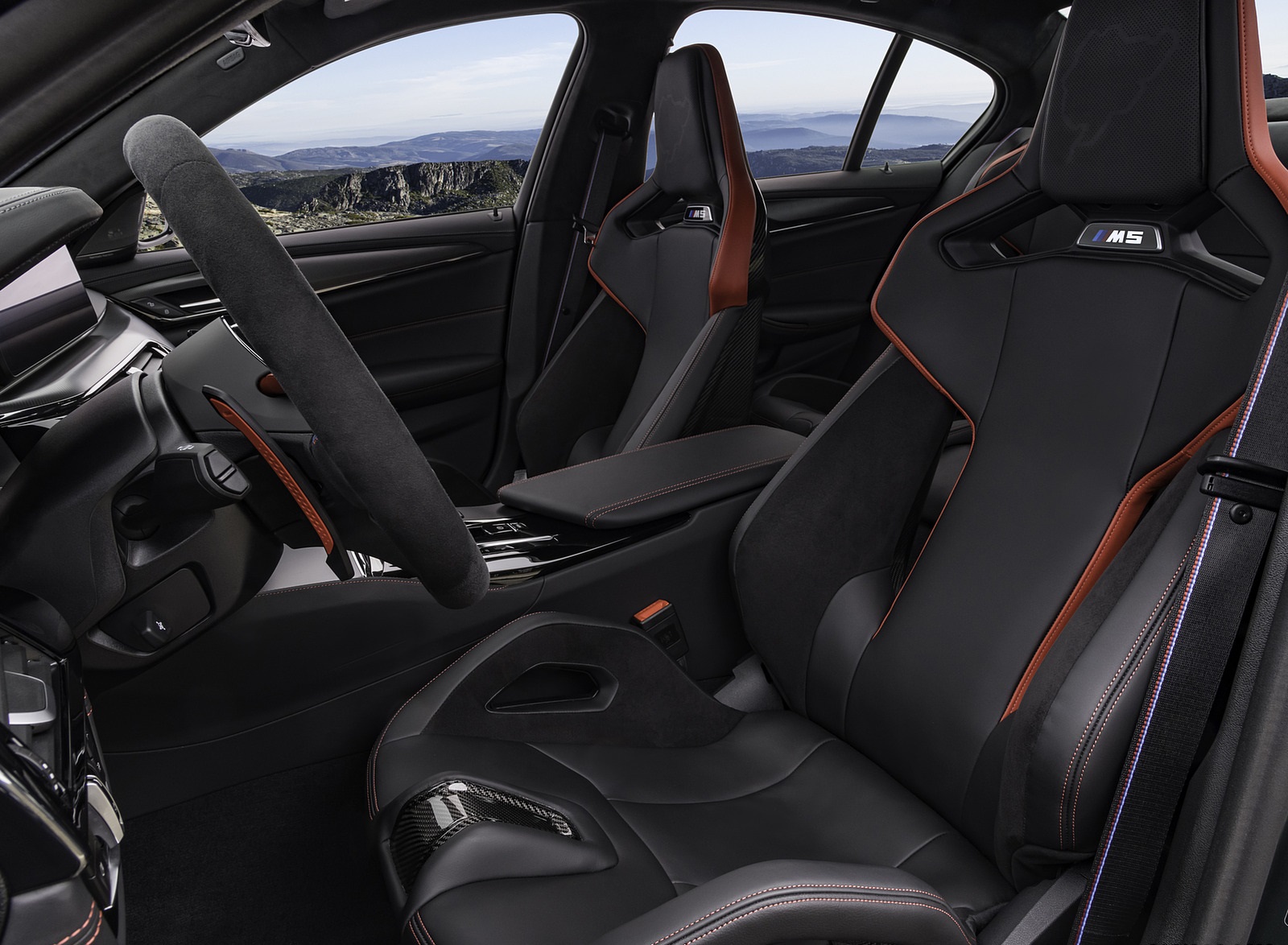 2022 BMW M5 CS Interior Front Seats Wallpapers  #117 of 155