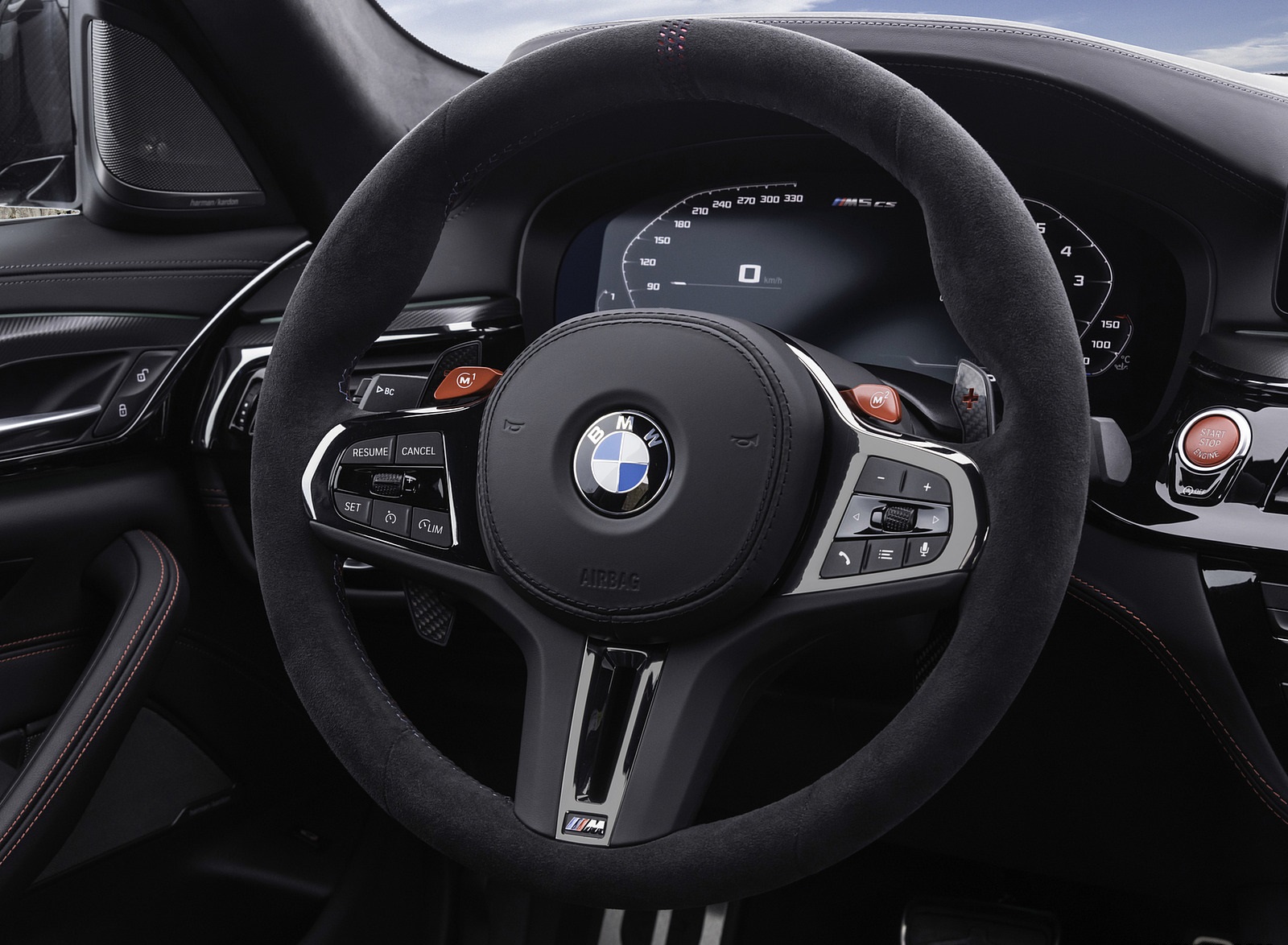 2022 BMW M5 CS Interior Steering Wheel Wallpapers  #121 of 155