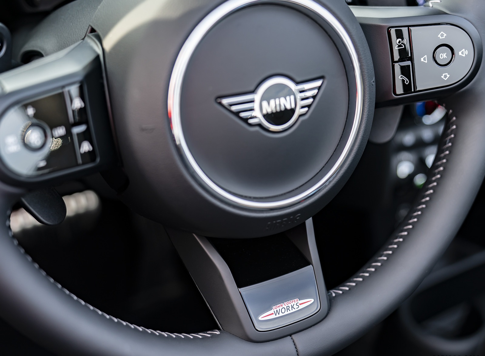 2022 Mini Cooper S Convertible Interior Steering Wheel Wallpapers #64 of 131