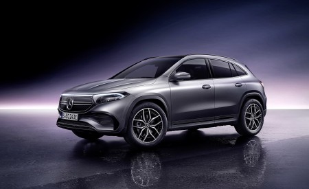 2022 Mercedes-Benz EQA AMG Line (Color: Mountain Grey Magno) Front Three-Quarter Wallpapers 450x275 (46)
