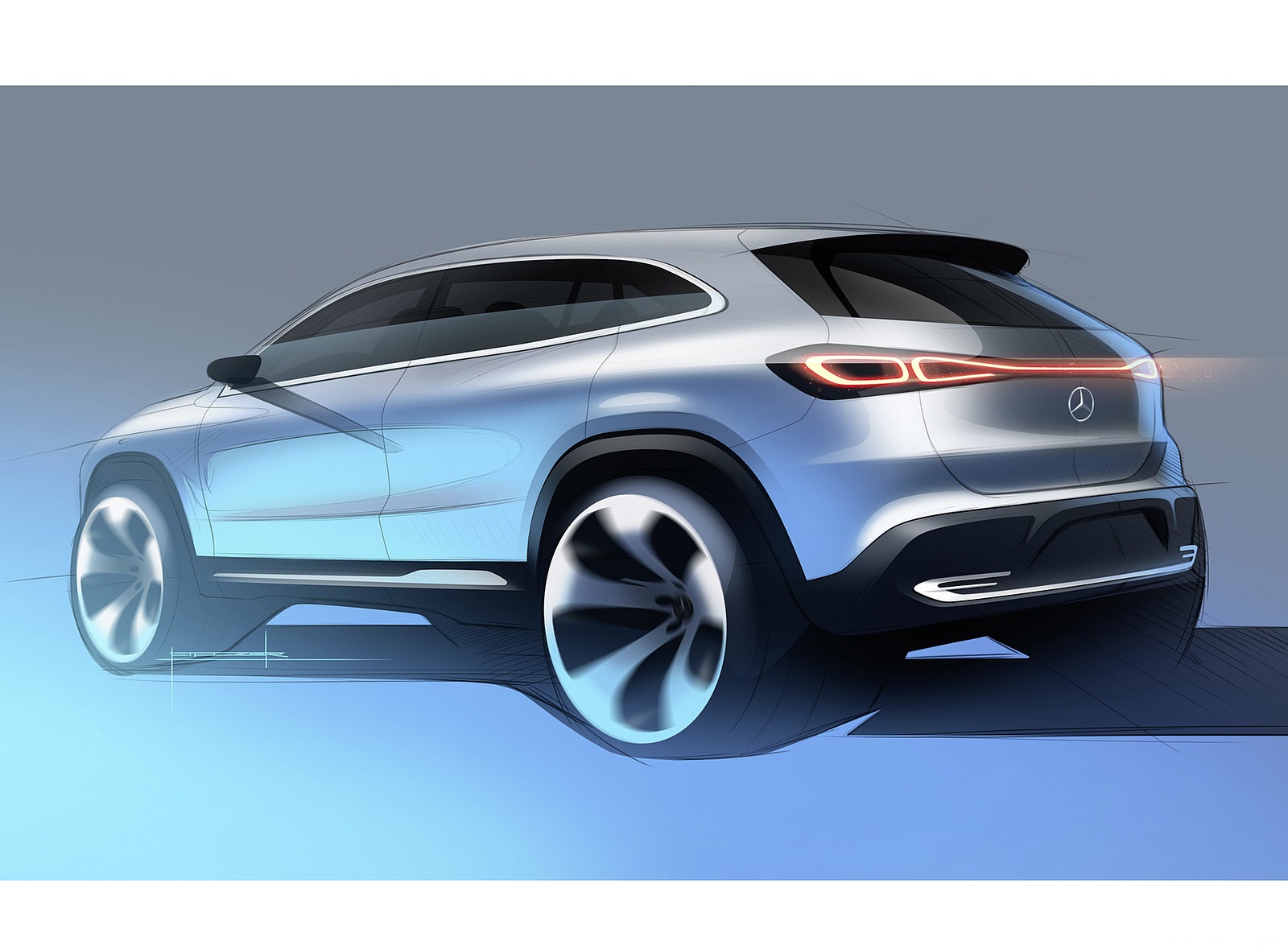 2022 Mercedes-Benz EQA Design Sketch Wallpapers #69 of 91