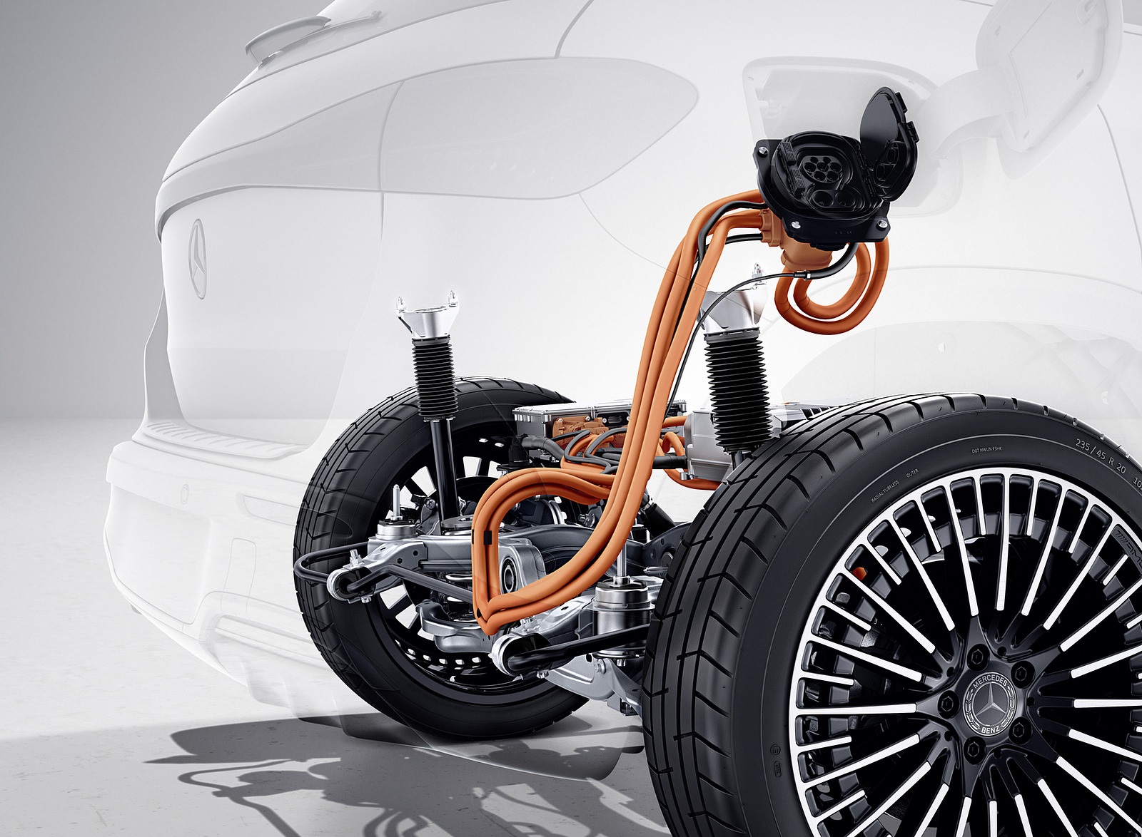 2022 Mercedes-Benz EQA charging socket Wallpapers #72 of 91