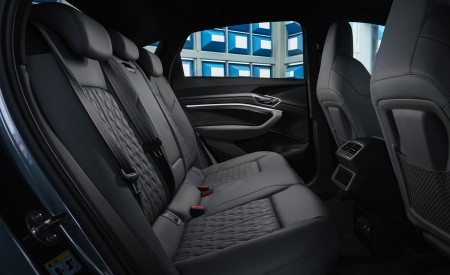 2021 Audi e-tron S Sportback (UK-Spec) Interior Rear Seats Wallpapers 450x275 (116)