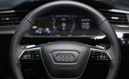 2021 Audi e-tron S Sportback (UK-Spec) Interior Steering Wheel Wallpapers  450x275 (92)