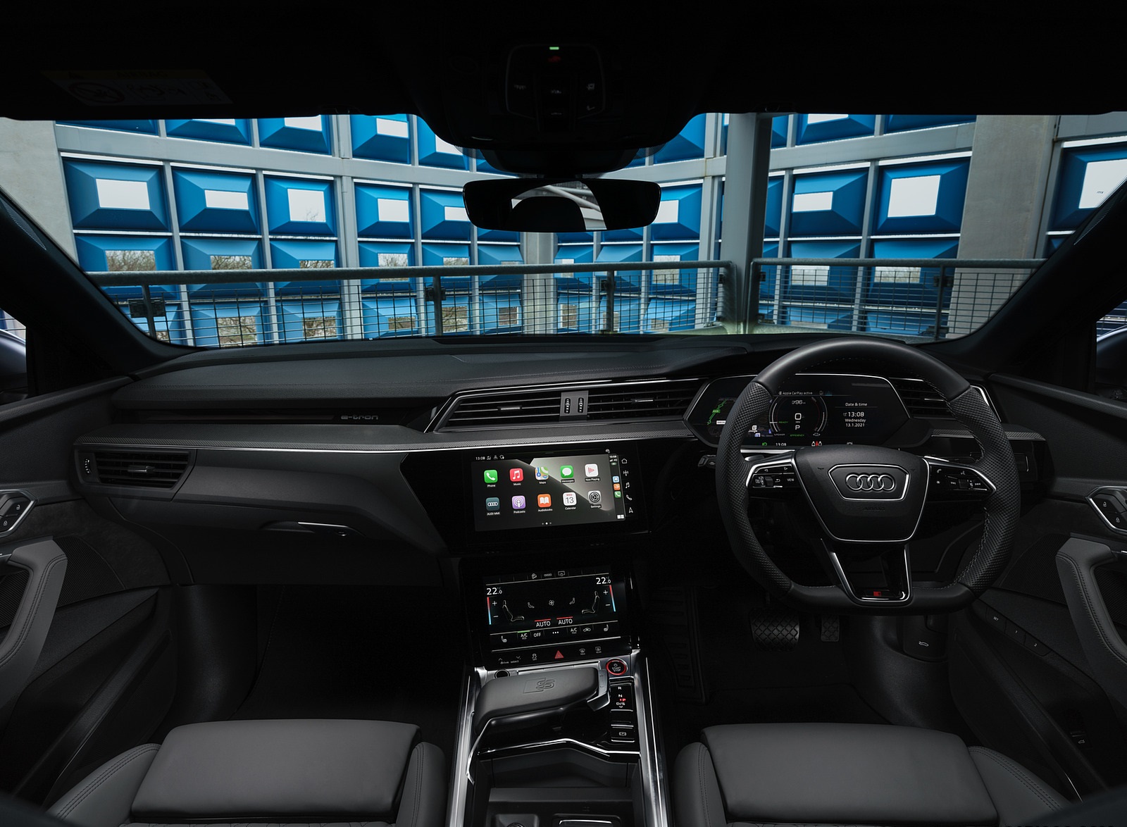 2021 Audi e-tron S Sportback (UK-Spec) Interior Steering Wheel Wallpapers  #93 of 119
