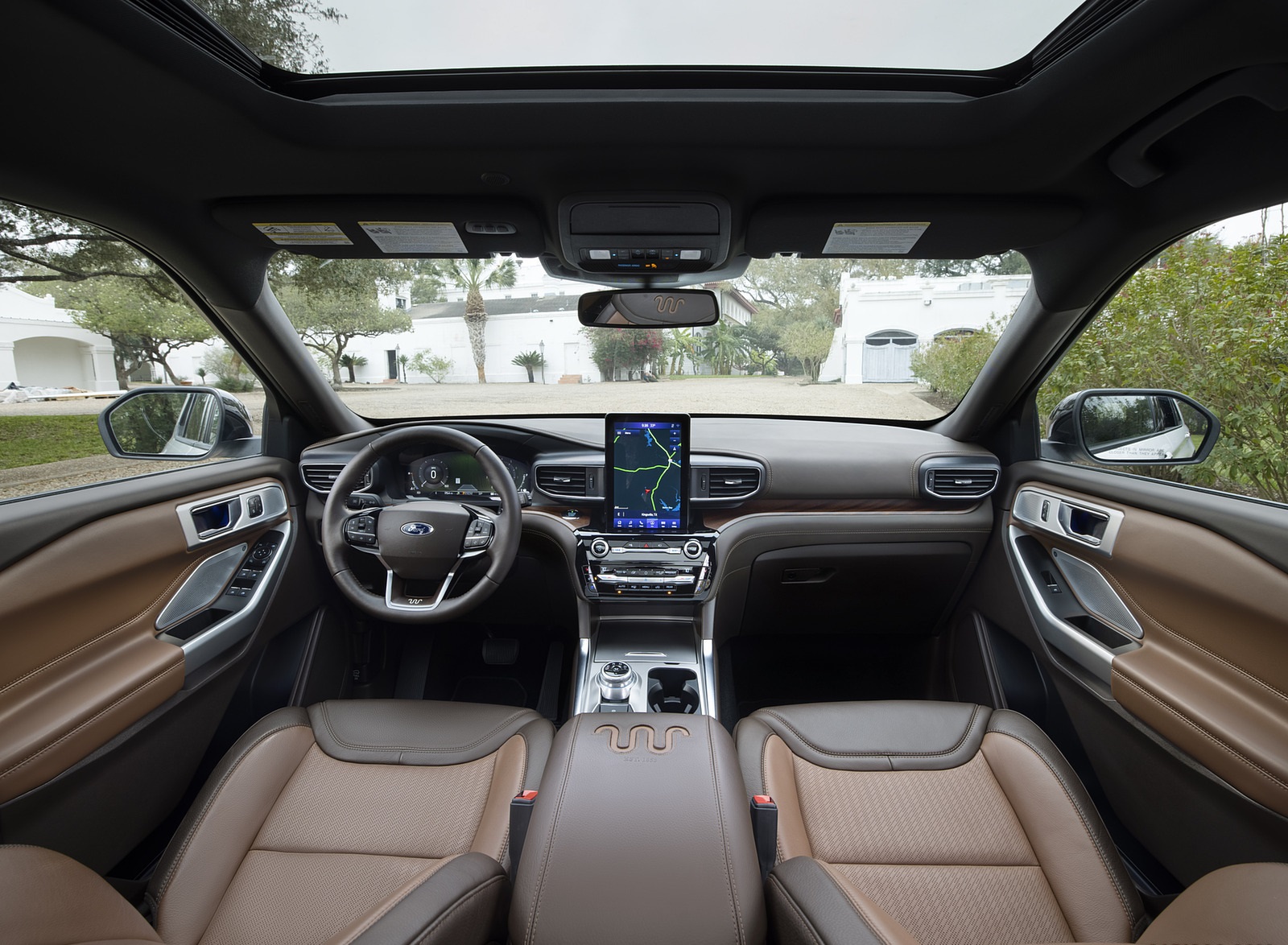 2021 Ford Explorer King Ranch Interior Cockpit Wallpapers #14 of 23