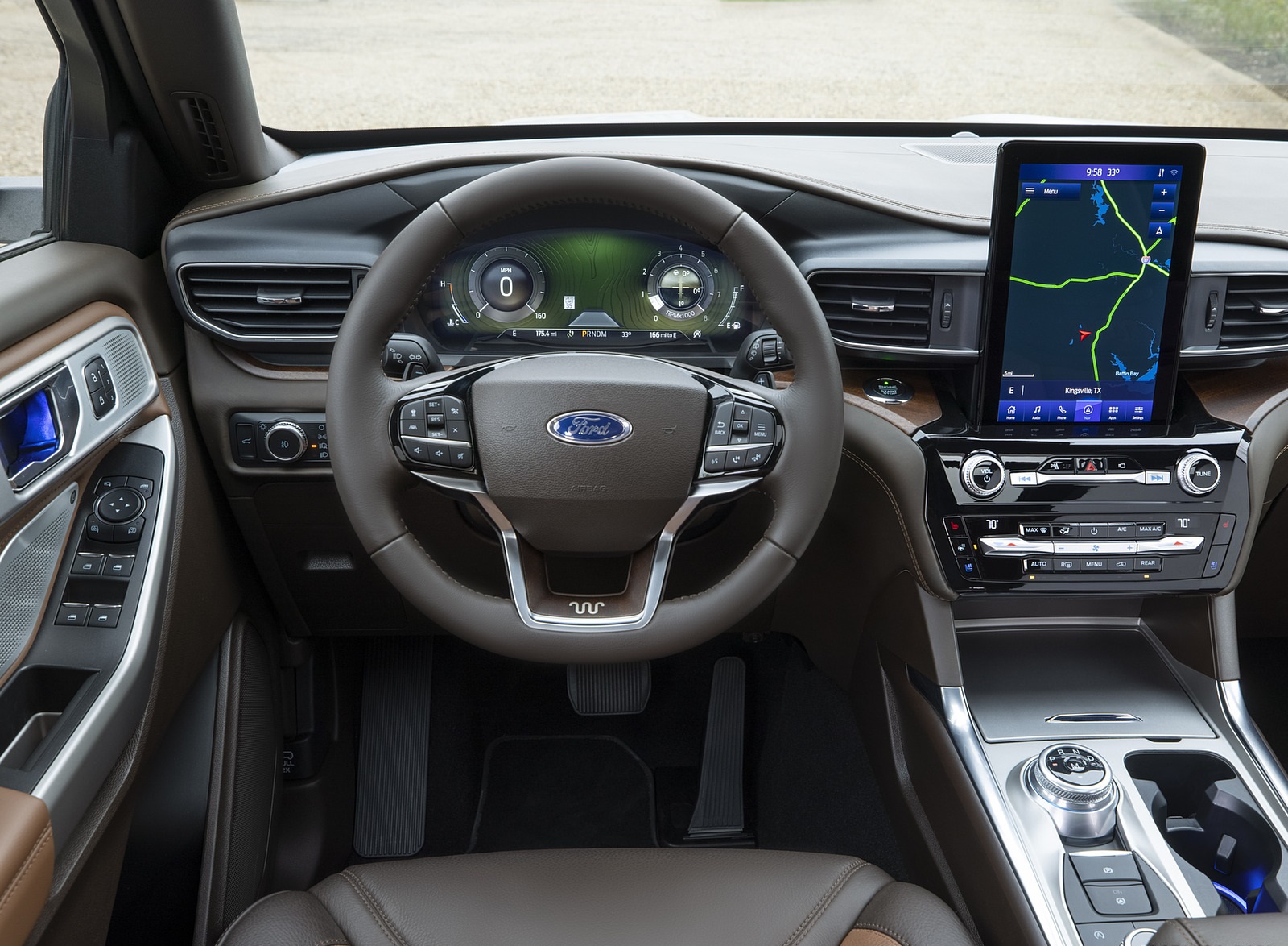 2021 Ford Explorer King Ranch Interior Wallpapers #13 of 23