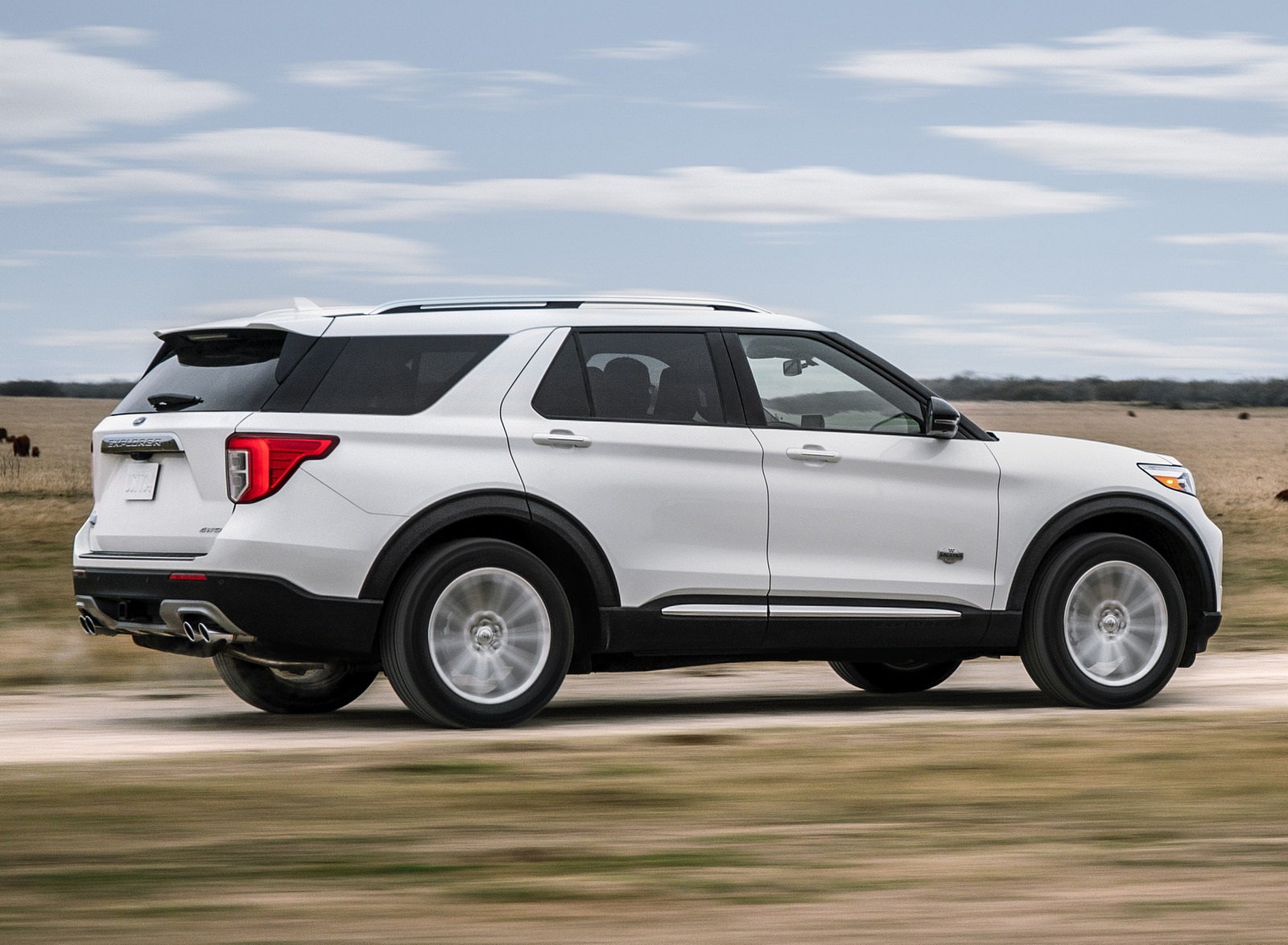 2021 Ford Explorer King Ranch Rear Three-Quarter Wallpapers (4)