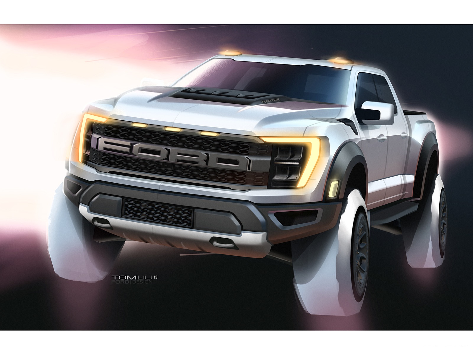 2021 Ford F-150 Raptor Design Sketch Wallpapers  #34 of 37