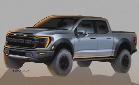 2021 Ford F-150 Raptor Design Sketch Wallpapers  450x275 (36)